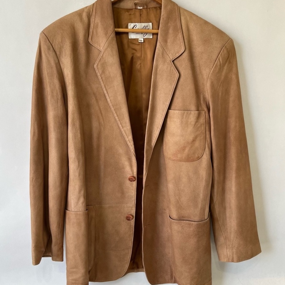 Scully suede vintage blazer size L